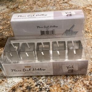 Stainless Place Card Holders